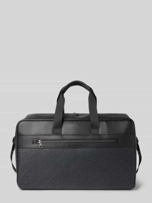 Torba weekendowa z fakturą z logo Tommy Hilfiger