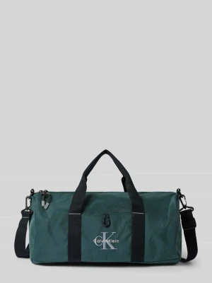 Torba weekendowa z wyhaftowanym logo CK Calvin Klein