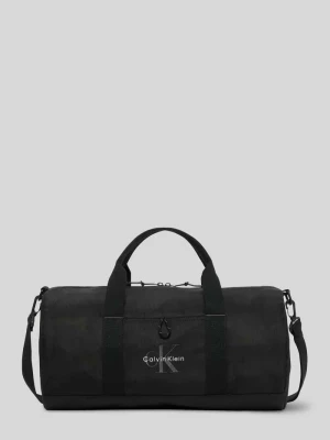 torba weekendowa z wyhaftowanym logo CK Calvin Klein
