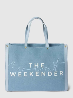 Torba weekendowa z wyhaftowanym logo model ‘Weekender Denim’ Weat