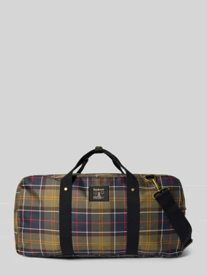 Torba weekendowa ze wzorem na całej powierzchni model ‘TORRIDON HOLDALL’ Barbour