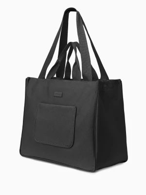 Torba z kieszeniami materiałowa czarna Puccini