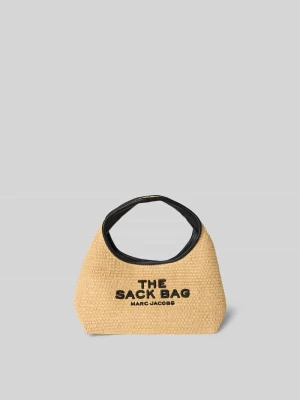 Torba z uchwytami z imitacji łyka Marc Jacobs Beżowy
