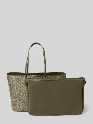 Torba z uchwytami z imitacji skóry model ‘MONOPLAY’ Tommy Hilfiger