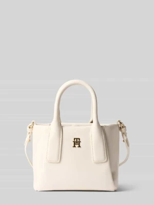 Torba z uchwytami z imitacji skóry Tommy Hilfiger
