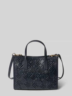 Torba z uchwytami z monogramem Tommy Hilfiger