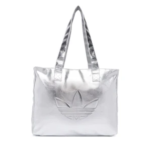 Torebka adidas Shopper Metallic Pu Bag KR1566 Srebrny