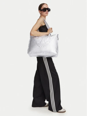 Torebka adidas Shopper Metallic Pu Bag KR1566 Srebrny
