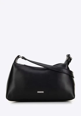 Torebka bagietka z ekoskóry czarna Wittchen