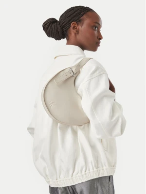 Torebka Calvin Klein Asym Buckle Shoulder Bag LV04F3872G Kremowy