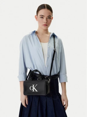 Torebka Calvin Klein Bold Ck Bauletto Crossbody LV04F3411G Czarny