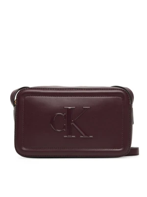 Torebka Calvin Klein Bold Ck Camera Bag LV04F3220G Bordowy