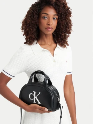 Torebka Calvin Klein Bold Ck Dome Crossbody LV04F3895G Czarny