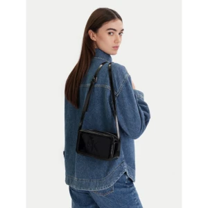Torebka Calvin Klein Bold Ck Metallic Camera Bag LV04F3331G Czarny
