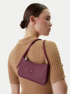 Torebka Calvin Klein Bold Ck Mini Bag LV04F1125G Bordowy