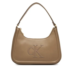Torebka Calvin Klein Bold Ck Small Shoulder Bag LV04F3230G Beżowy
