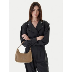Torebka Calvin Klein Bold Ck Small Shoulder Bag LV04F3230G Beżowy