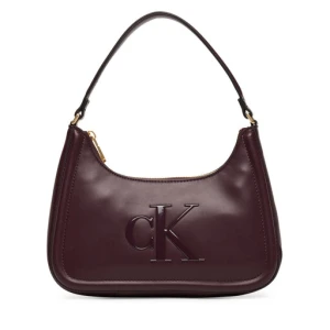 Torebka Calvin Klein Bold Ck Small Shoulder Bag LV04F3230G Bordowy