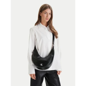 Torebka Calvin Klein Buckle Convertible Small Hobo LV04F3512G Czarny