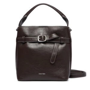 Torebka Calvin Klein Buckle Mini Bucket Crossbody LV04F3550G Brązowy