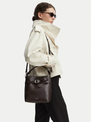 Torebka Calvin Klein Buckle Mini Bucket Crossbody LV04F3550G Brązowy