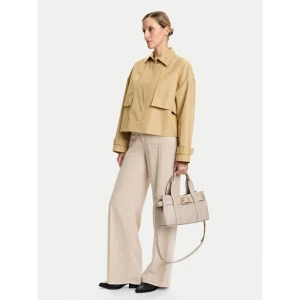 Torebka Calvin Klein Buckle Mini Tote With Strap LV04F3295G Beżowy