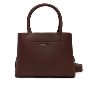 Torebka Calvin Klein Ck Business Medium Tote_Saffiano K60K612572 Brązowy