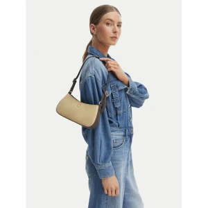 Torebka Calvin Klein Ck Canvas Small Shoulder Bag LV04F3347G Beżowy
