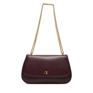 Torebka Calvin Klein Ck Convertible Chain Medium Bag LV04F3171G Bordowy