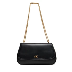 Torebka Calvin Klein Ck Convertible Chain Medium Bag LV04F3171G Czarny