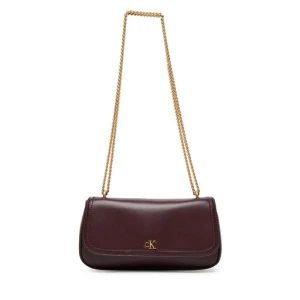 Torebka Calvin Klein Ck Convertible Chain Small Bag LV04F3172G Bordowy