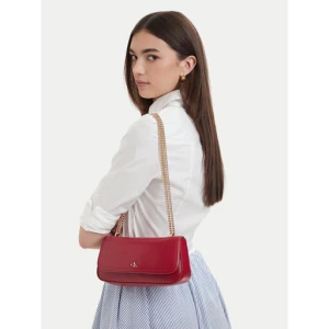 Torebka Calvin Klein Ck Convertible Chain Small Bag LV04F3172G Bordowy