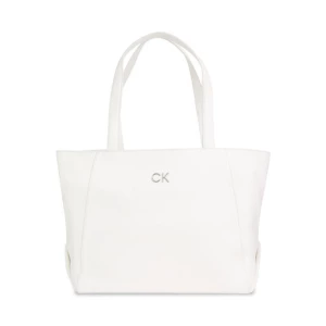 Torebka Calvin Klein Ck Daily Shopper Medium Pebble K60K611766 Biały