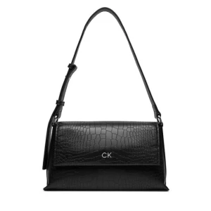 Torebka Calvin Klein Ck Daily Shoulder Bag_Croco K60K612142 Czarny