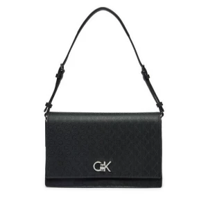 Torebka Calvin Klein Ck Elongated Shoulder Bag_Mono K60K613139 Czarny