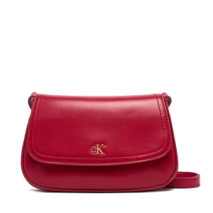 Torebka Calvin Klein Ck Flap Camera Bag LV04F3421G Bordowy