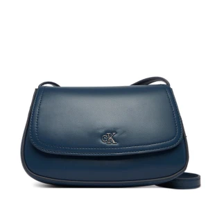 Torebka Calvin Klein Ck Flap Camera Bag LV04F3421G Granatowy