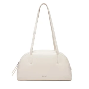 Torebka Calvin Klein Ck Glide Elongated Shoulder Bag K60K612819 Biały