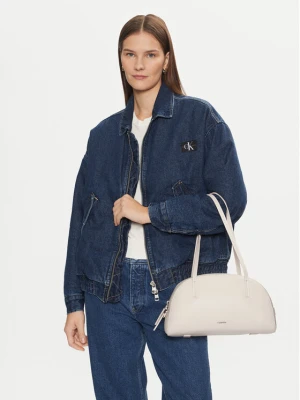 Torebka Calvin Klein Ck Glide Elongated Shoulder Bag K60K612819 Biały