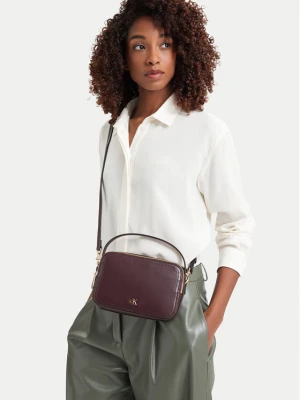Torebka Calvin Klein Ck Hardware Camera Bag LV04F3678G Bordowy