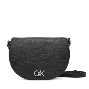 Torebka Calvin Klein Ck Hw Crossbody Saddle Bag_Tex K60K613233 Czarny