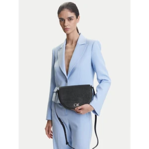 Torebka Calvin Klein Ck Hw Crossbody Saddle Bag_Tex K60K613233 Czarny
