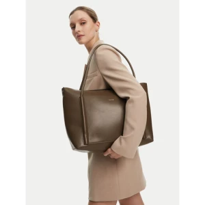 Torebka Calvin Klein Ck Linn Large Shopper K60K613109 Brązowy