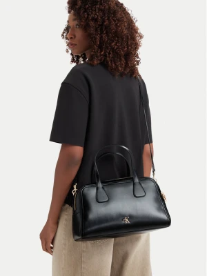 Torebka Calvin Klein Ck Medium Bowling Bag LV04F3610G Czarny