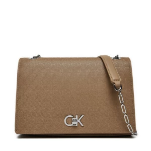 Torebka Calvin Klein Ck Medium Conv Shoulder Bag_Mono K60K613138 Beżowy