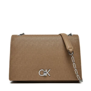 Torebka Calvin Klein Ck Medium Conv Shoulder Bag_Mono K60K613138 Brązowy