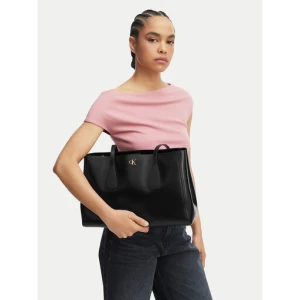 Torebka Calvin Klein Ck Medium Work Tote LV04F3442G Czarny