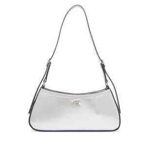 Torebka Calvin Klein Ck Metallic Small Shoulder Bag LV04F3304G Srebrny