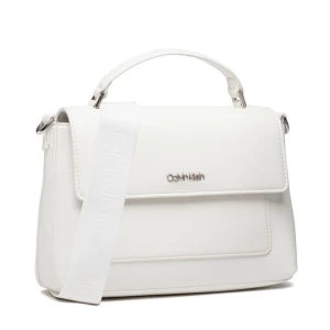 Torebka Calvin Klein Ck Must Flap Top H Bag Md K60K609119 Biały