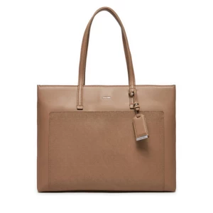 Torebka Calvin Klein Ck Must Medium Shopper_Mono K60K612774 Beżowy